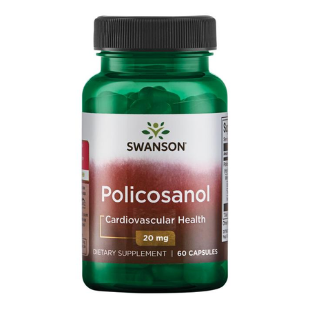 Swanson Polikosanol BioCosanol 20 mg - 60 kapsułek