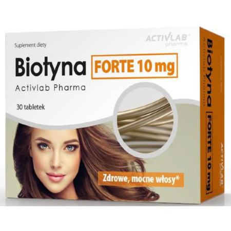 Activlab Pharma Biotyna FORTE 10 mg - 30 tabletek