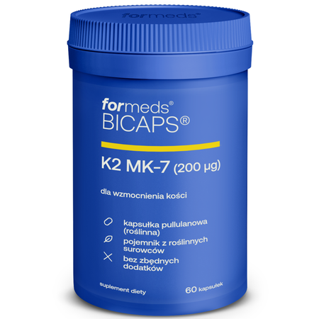 BICAPS Witamina K2 MK-7 200 mcg (60 kaps) ForMeds
