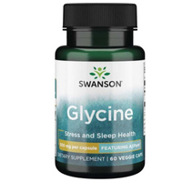 Swanson Glicyna 500 mg AjiPure 60 kapsułek