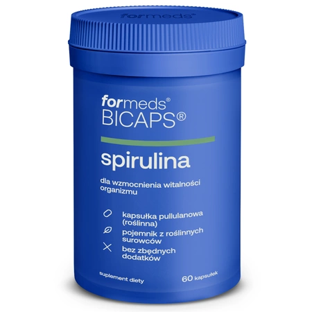 BICAPS Spirulina Hawajska (60 kaps) ForMeds