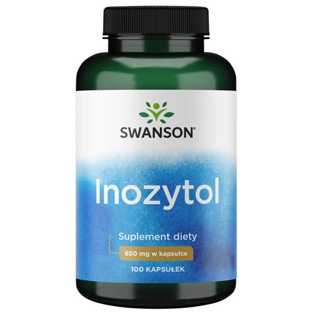 Inozytol 650 mg 100 kapsułek Swanson