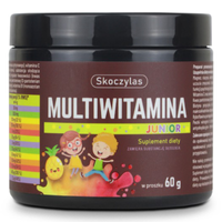 Skoczylas Multiwitamina Junior w proszku 60g Witaminy Minerały dla Dzieci Odporność Mocne Kości