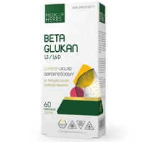 Medica Herbs Beta Glukan 1,3/1,6D 320mg - 60 kapsułek