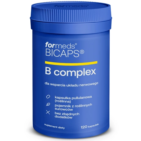 Witamina B Complex Witaminy z grupy B (120 kaps) Bicaps ForMeds