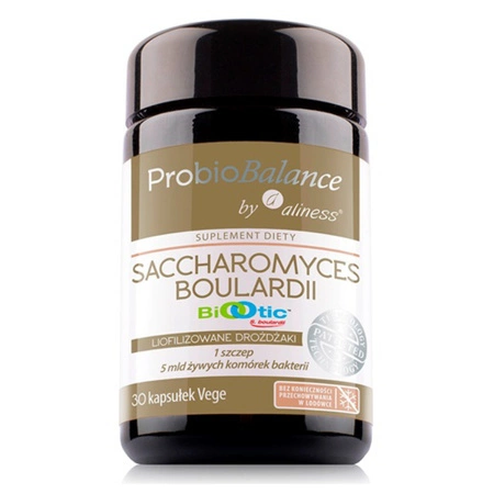 Probiotyk Probiobalance Saccharomyces Boulardii 5 mld - 30 kapsułek Aliness
