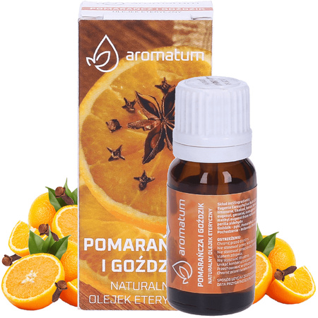 Naturalny Olejek Eteryczny Goździk z Pomarańczą Aromatum - 12 ml