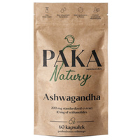 Ashwagandha 200 mg 5% witanolidów 60 kapsułek Paka Natury