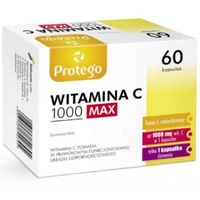 Protego Witamina C 1000 mg MAX (Kwas L-Askorbinowy) - 60 kapsułek