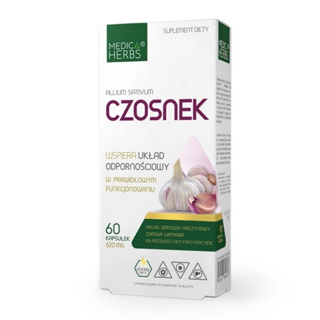 Medica Herbs Czosnek 620 mg - 60 kapsułek