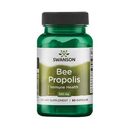 Swanson Kit Pszczeli (Bee Propolis) 550 mg - 60 kapsułek