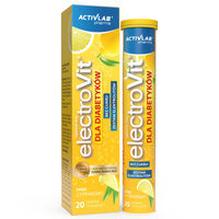 Activlab ElectroVit Elektrolity dla Diabetyków Bez Cukru - 20 tabletek musujących cytrynowych