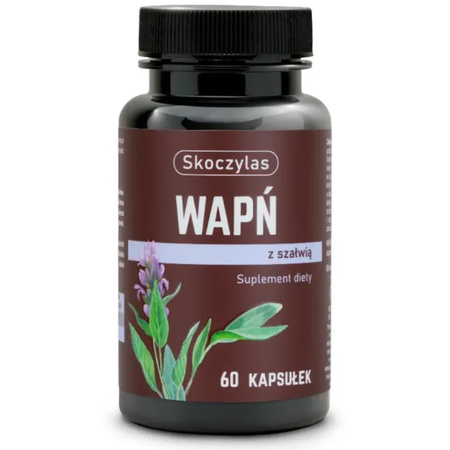 Skoczylas Wapń 3 formy z Szałwią lekarską - 60 kapsułek