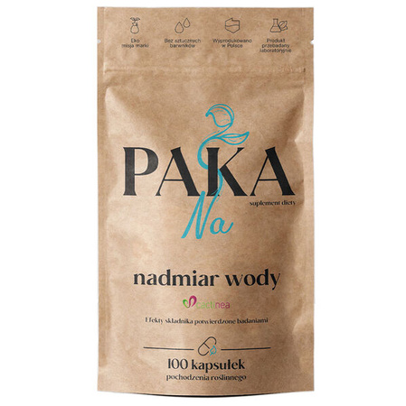 Na nadmiar wody - suplement diety (100 kaps) Paka Natury