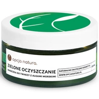 Opcja natura Zielone oczyszczanie Maseczka do twarzy z algami morskimi - 100 ml