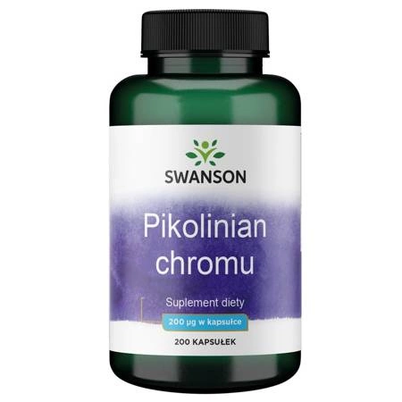 Swanson Chrom (Pikolinian) 200 mcg 200 kapsułek