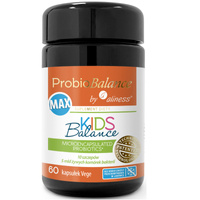 Aliness Probiotyk dla Dzieci ProbioBalance MAX KIDS Balance 5 mld - 60 kapsułek VEGE