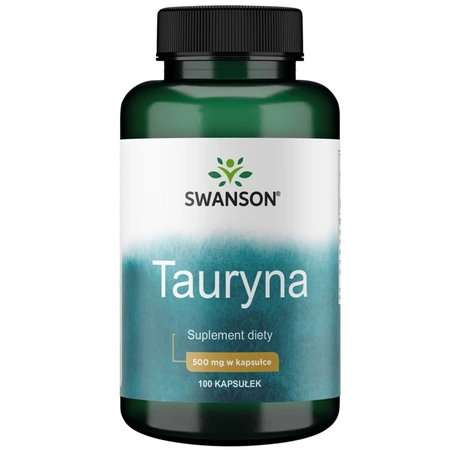 Tauryna L-Taurine 500 mg 100 kapsułek Swanson 