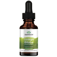 Miłorząb Japoński (Ginkgo Biloba) w Kroplach 29,6 ml Swanson