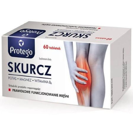 Protego Skurcz, Potas z Magnezem i Witaminą B6 - 60 tabletek