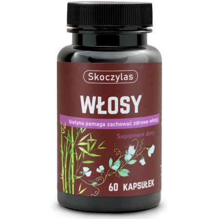 Skoczylas Włosy Biotyna Krzem 60 kapsułek