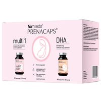 PRENACAPS Zestaw Multi 1 + Kwasy Omega-3 DHA EPA (60 kaps x 2) ForMeds