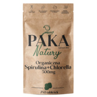 Spirulina Organiczna + Chlorella 240 tabletek Paka Natury