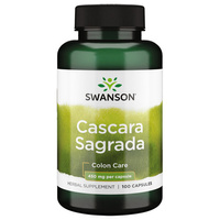 Swanson Cascara Sagrada 450 mg 100 kapsułek