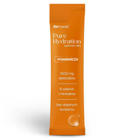 Formeds Elektrolity w proszku o smaku pomarańczy (14 saszetek) Sód Magnez Potas