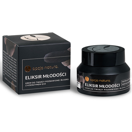 Opcja natura Eliksir młodości Krem do twarzy z Koenzymem Q10 i olejami - odmładza skórę