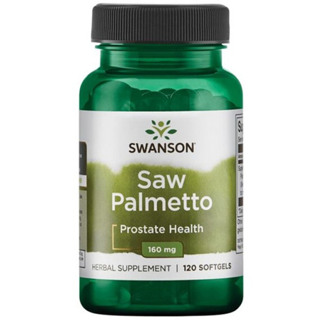 Swanson Saw Palmetto (Palma Sabałowa) Ekstrakt 160 mg - 120 kapsułek