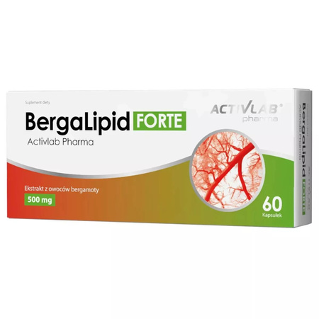 Activlab Pharma Bergalipid Forte Ekstrakt z Bergamoty - 60 kapsułek