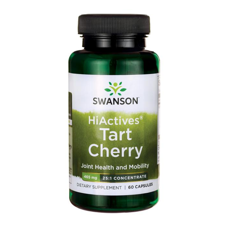 Swanson HiActives Tart Cherry (Ekstrakt z wiśni) 465 mg - 60 kapsułek