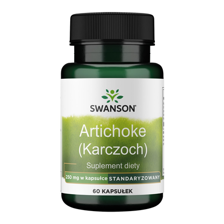 Swanson Karczoch (Artichoke) Ekstrakt 250 mg - 60 kapsułek