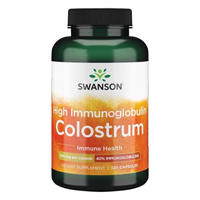 Swanson Colostrum Wołowe 500 mg, 40% Immunoglobuliny - 120 kapsułek