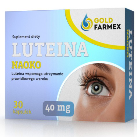 GoldFarmex Luteina 40 mg Naoko 30 kapsułek
