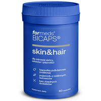 BICAPS Skin&Hair Biotyna + Cynk + Krzem + MSM + Selen + Witamina E (60 kaps) ForMeds