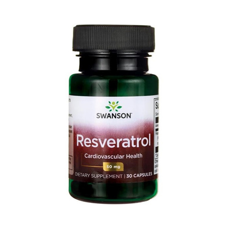Swanson Resweratrol 50 mg - 30 kapsułek