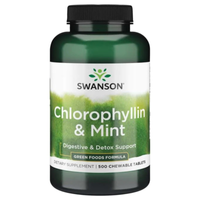 Swanson Chlorofil z Miętą 500 tabletek do ssania