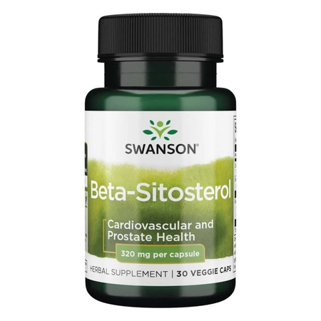 Swanson Beta-Sitosterol, Cynk i Selen 320 mg - 30 kapsułek