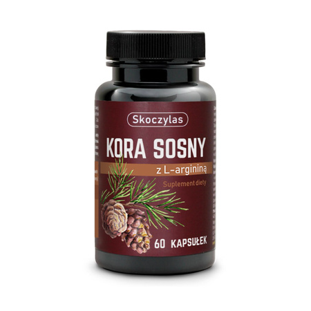 Kora sosny L-Arginina (60 kaps) Skoczylas