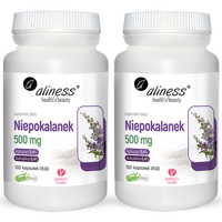 [Zestaw] 2x Aliness Niepokalanek (Vitex agnus-castus) 500 mg - 100 kapsułek VEGE