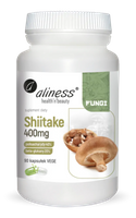 Aliness Shiitake Ekstrakt 400mg 90 kapsułek Odporność Stres
