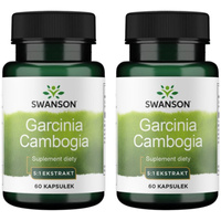 [Zestaw] 2x Swanson Garcinia Cambogia Extract 5:1 80 mg 60 kapsułek