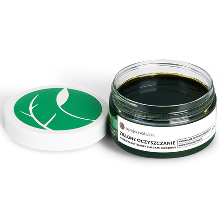 Opcja natura Zielone oczyszczanie Maseczka do twarzy z algami morskimi - 100 ml