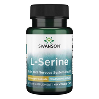 Swanson AjiPure L-Seryna 500 mg - 60 kapsułek