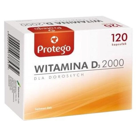 Protego Witamina D3 2000 IU - 120 kapsułek