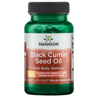 Olej z nasion czarnego kminu 500 mg (Black Cumin) 60 kaps. Swanson