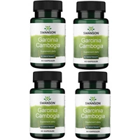 [Zestaw] 4x Swanson Garcinia Cambogia Extract 5:1 80 mg 60 kapsułek