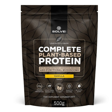 Białko o smaku waniliowym 500 mg Complete Plant-Based Solve Labs